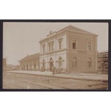 ESTACION DE FERROCARRIL ANTIGUA TARJETA POSTAL SANTA MARIA RARA